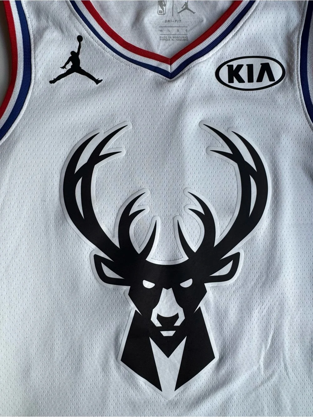 Jordan White Milwaukee Bucks All-Star Swingman Jersey - Giannis Antetokounmpo